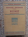 HISTOIRE ANCIENNE - ROME par CHARLES SEIGNOBOS