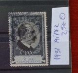 TS21 - Timbre serie Soumi-Finland - Finlanda - 1931 Mi172