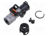 Conector alimentare DC tată drept pe cablu 1 PIN AMPHENOL GEC 40-125&deg;C