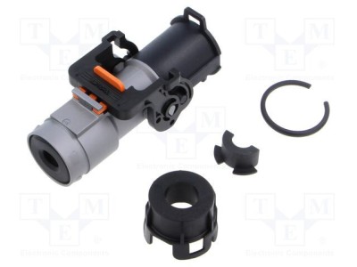 Conector alimentare DC tată drept pe cablu 1 PIN AMPHENOL GEC 40-125&amp;deg;C foto