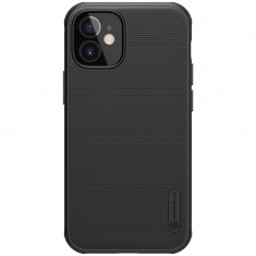 Husa Plastic Nillkin Super Frosted pentru Apple iPhone 12 mini, Neagra