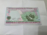 BANCNOTA RWANDA 500 FR 1998