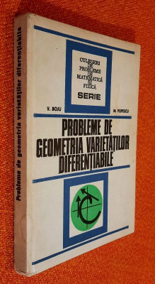 Probleme de geometria varietatilor diferentiabile - Boju, Popescu 1978 foto