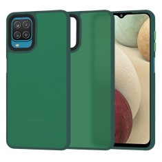 Husa Samsung Galaxy A12 Techsuit HaloFrost??A Series, verde inchis foto