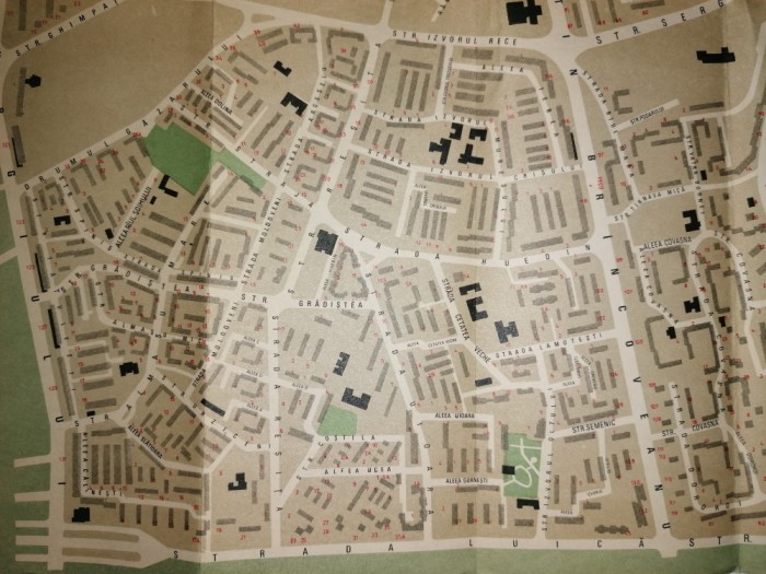 HARTA VECHE BUCURESTI - ANSAMBLUL BERCENI
