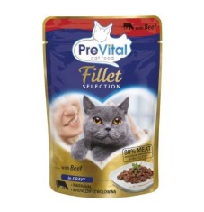 PreVital Fillet Selection cu vita in sos 85 g foto