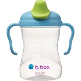 b.box Spout Cup ceasca cu m&acirc;nere Blueberry 4m+ 240 ml