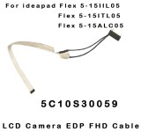 Cablu video LVDS Laptop, Lenovo, Flex 5-15ITL05 Type 82HT, 5C10S30059, 450.0K102.0001, Samos C550 15 EDP FHD CAM WIRE, FHD, 30 pini