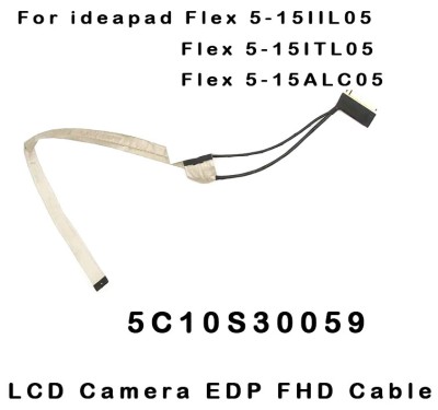 Cablu video LVDS Laptop, Lenovo, Flex 5-15IIL05 Type 81X3, 5C10S30059, 450.0K102.0001, Samos C550 15 EDP FHD CAM WIRE, FHD, 30 pini foto