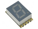 Afișaj LED 7 Segmente 5.08mm Roșu 1 Caracter 8-30mcd
