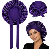Bonetă de satin pentru somn, tip turban, protecție anti-&icirc;ncrețire nocturnă