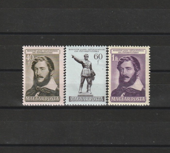 Kossuth Lajos II LP1325-1327 Ungaria 1952
