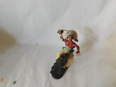 bnk jc Jean Hoeffler - Indian calare cu sulita - crem foto
