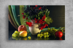 Tablouri Canvas Flori - Vaza cu fructe foto