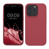 Husa Kwmobile pentru Apple iPhone 15 Pro Max, Roz inchis, Silicon, KWM000020CD018C, Carcasa