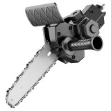 Adaptor drujba, 6 inchi, pentru masina de gaurit 6-13mm, Amtok, Negru