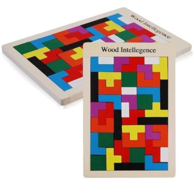 Puzzle din lemn, Russian Block, 45 piese foto