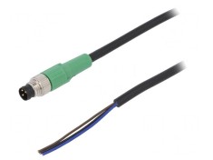 Cablu de Conectare M8 3 PIN Drept 10m 250VAC 4A PVC