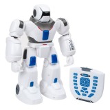 Robot Jucarie cu Telecomanda Infrarosu, Alb, Plastic, CMCLASS