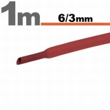 Tub termocontractibilRosu &bull; 6 / 3 mm Best CarHome