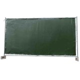 Prelată pentru gard de construcție 160g/m&sup2; verde PE 1,76m x 3,41m