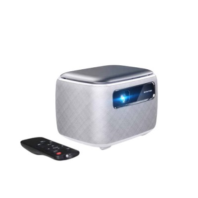 Videoproiector smart Byintek R20 PRO, portabil, 3D, 4k, 750 ANSI lumeni, Android, HDMI, 15600 mAh foto