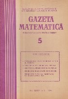 Gazeta Matematica, Nr. 5 / 1976