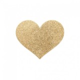 BIJOUX - INDISCRETS FLASH GOLDEN HEART NIPPLE COVERS, BIJOUX FLASH COLLECTION