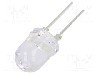Dioda LED, 10mm, albastru, 5...10lm, 90mA, 3...3,6V, OPTOSUPPLY - OS4BFLA131U