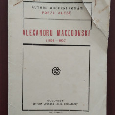 Poezii alese - Alexandru Macedonski - ediție interbelică