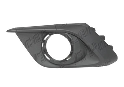 Grila bara Mazda 3 (Bm) 06.2013-, Fata partea Stanga, Cu gaura pentru proiector, fara inele cromat, BJE1-50-C21A foto