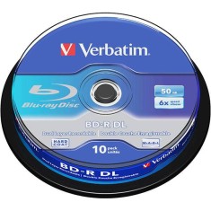 Verbatim BD-R DUAL LAYER 50GB 6X WHITE BLUE SURFACE SP10 foto