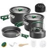Outsunny Set de Vase pentru Camping 4-5 Persoane, Kit Gătit din Aluminiu, Gri | Aosom Romania