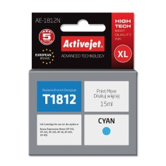 Cartus compatibil T1812 cyan pentru Epson C13T18124010, Premium Activejet, Garantie 5 ani