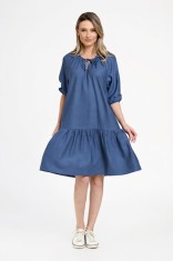 Rochie Dama, Eranthe, Boho Style, cu Pictura Realizata Manual V350 - L