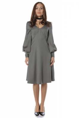 Rochie eleganta din stofa Lady foto