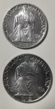 SV * Vatican LOT 1 LIRA + 2 LIRE 1942 * PAPA PIUS XII * AUNC
