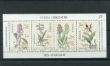 SUEDIA 1982 - NATURA , FLORI , ORHIDEE, COLITA NESTAMPILATA, Nestampilat