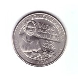 Moneda SUA 25 centi/quarter dollar 2022 P Nina Otero-Warren, stare foarte buna, cu luciu