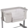 Patut Co-Sleeper 3 in 1 Juju NearMe, Gri, Pliant, Aluminiu/Textil/Plastic, 96x50x84cm, 0-9kg, Anti-Reflux, Leagan, EN 1130