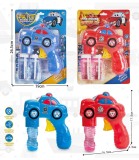 Pistol Baloane Sapun Masinuta Politie, Plastic Netoxic, Include Lichid, Manual, Recomandat Peste 3 Ani