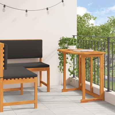 vidaXL Set de Bănci pentru Grădină 2 pcs Maro lemn masiv de acacia 3329100 foto