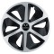 Set 4 capace roti Roco Gri-Negru R13 pentru gama auto SsangYong