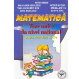 Autor colectiv - Matematica - teze unice la nivel national pentru elevii clasei a VIII-a - 133762