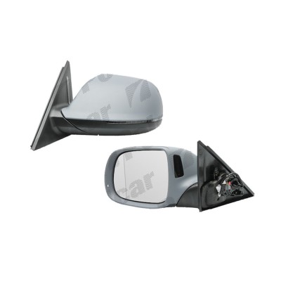 Oglinda exterioara Audi Q5 (8R) 09.2008-06.2012 si Modelul 2012- partea stanga View Max Crom Asferica Carcasa cu primer, 2 mufe, cu semnalizare, cu d foto