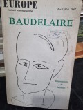 Europe, revue mensuelle nr.456-457/1967, Baudelaire
