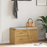vidaXL Bancă pentru hol &bdquo;SANDNES&rdquo; 87x40x50 cm din lemn masiv de pin 4010464