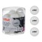 Set Mingi Ping-Pong, LiveUp Sports, 18 Bucăți, Material ABS, Alb