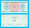 Cuba (p#FX11) 1 Peso 1985 UNC &#039;C rotund&#039; serie: FH 459405