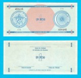 Cuba (p#FX11) 1 Peso 1985 UNC &#039;C rotund&#039; serie: FH 459405